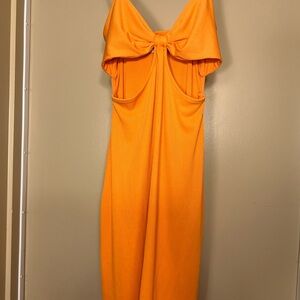 Princess Polly Vibrant Orange Mini Dress
